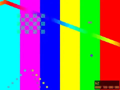 Example video frame rotated 180 degrees